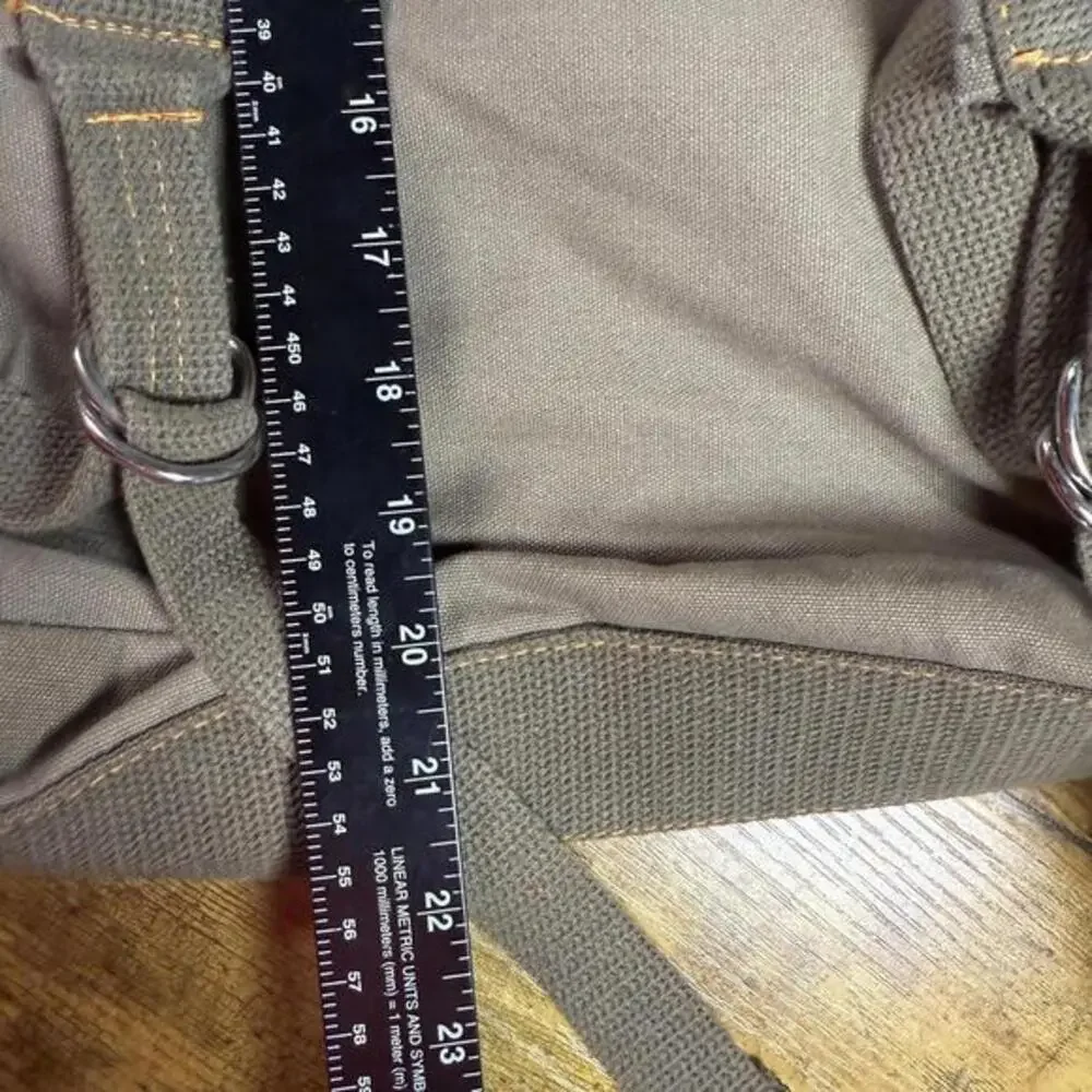 Rothco Vintage Canvas Deployment Bag 06-25-8411 Olive‎ Drab Cotton Backpack OS